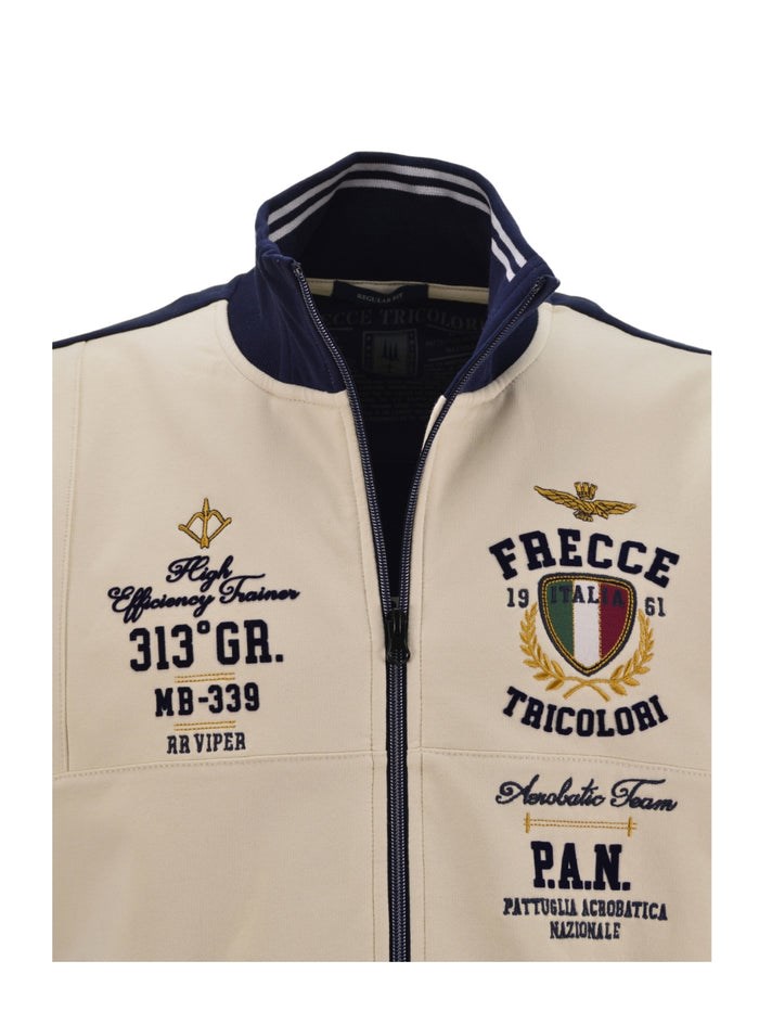 AERONAUTICA MILITARE 242FE1947F418 Beige Abbigliamento Uomo Felpa