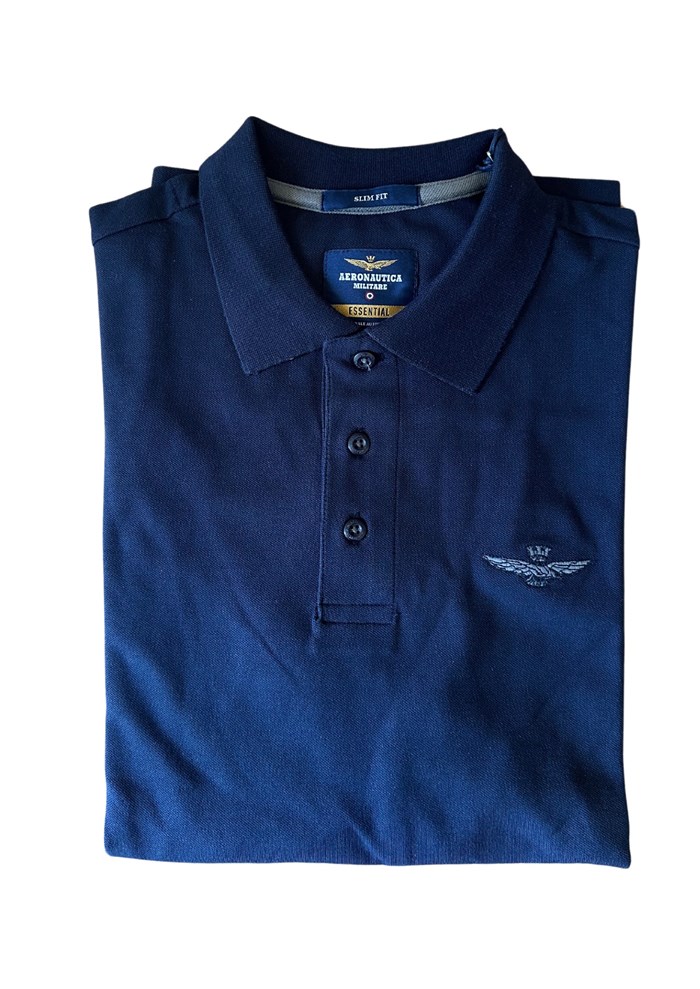 AERONAUTICA MILITARE 242PO1811P191 Blu Abbigliamento Uomo Polo