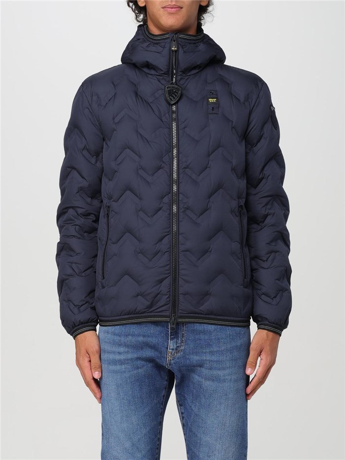 Blauer 24WBLUC03125 006952 Blu Abbigliamento Uomo Piumino