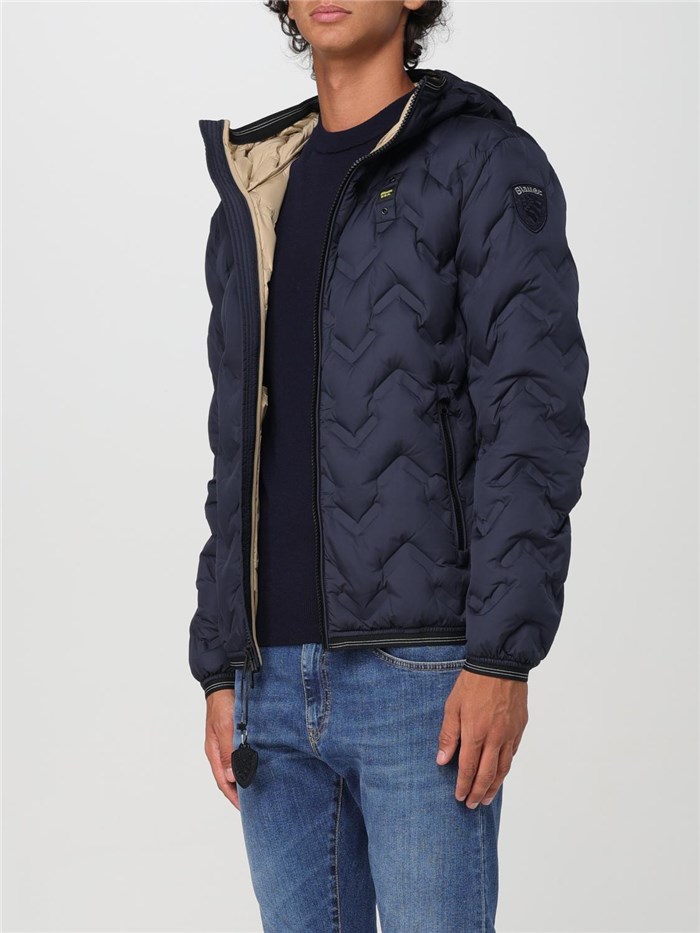 Blauer 24WBLUC03125 006952 Blu Abbigliamento Uomo Piumino