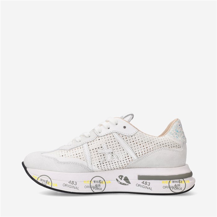 PREMIATA 6341 Bianco Scarpe Donna Sneakers