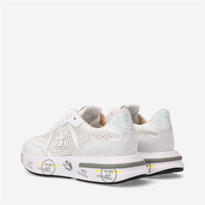 PREMIATA 6341 Bianco Scarpe Donna Sneakers