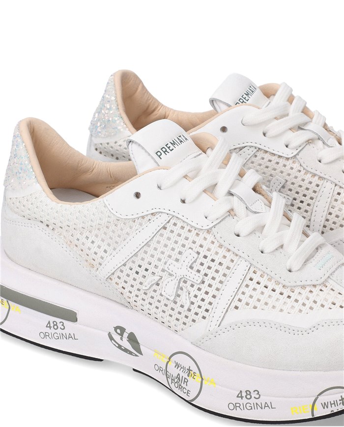 PREMIATA 6341 Bianco Scarpe Donna Sneakers