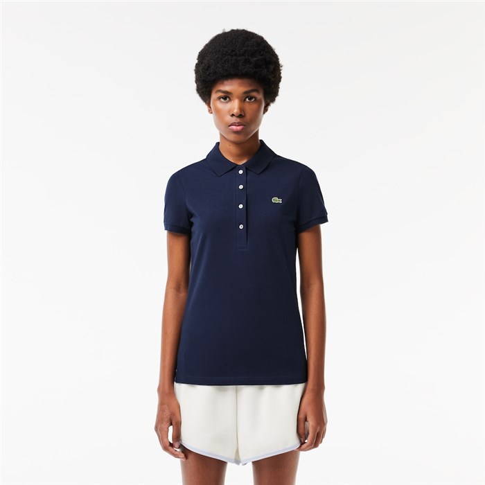 Lacoste DF3443 Blu Abbigliamento Donna Polo