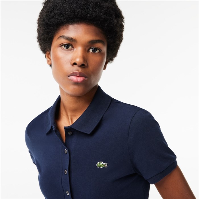 Lacoste DF3443 Blu Abbigliamento Donna Polo