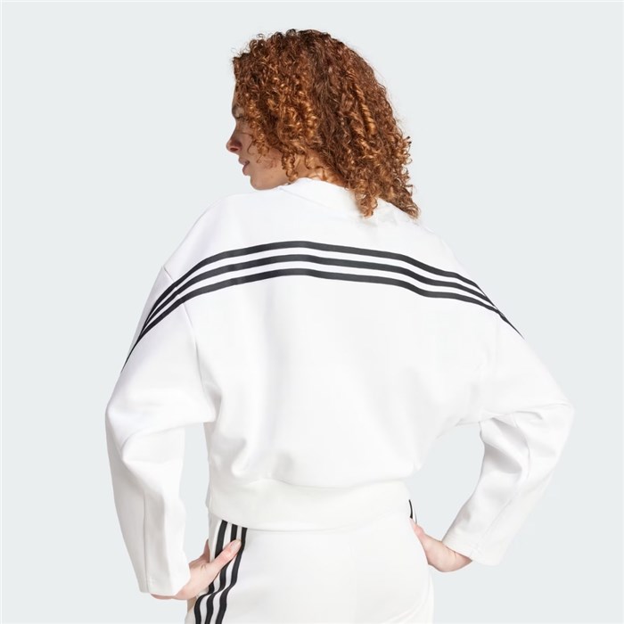 ADIDAS ORIGINALS IZ0005 Bianco Abbigliamento Donna Felpa