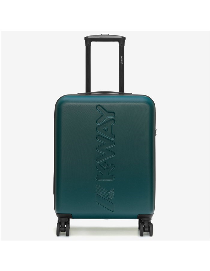 K-WAY K11416W verde petrolio Accessori Unisex Trolley