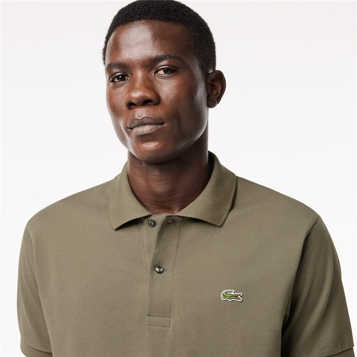 Lacoste L.12.12 Verde Militare Abbigliamento Uomo Polo