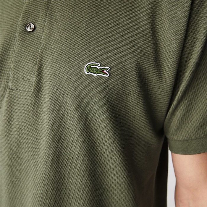 Lacoste L.12.12 Verde Militare Abbigliamento Uomo Polo