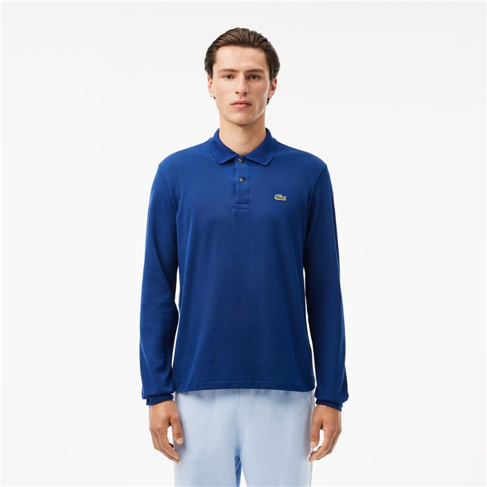 Lacoste L1312 00 Blu navy Abbigliamento Uomo Polo