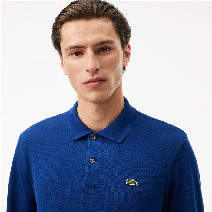 Lacoste L1312 00 Blu navy Abbigliamento Uomo Polo