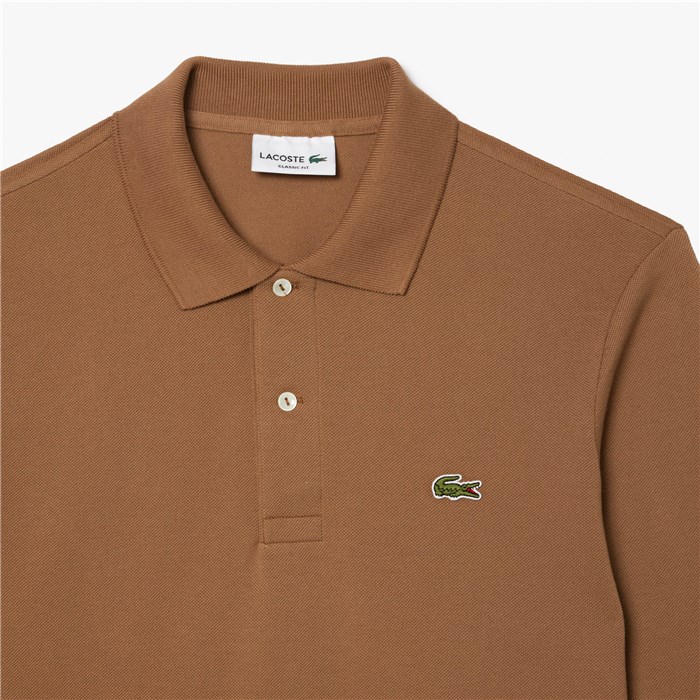 Lacoste L1312 00 Marrone Abbigliamento Uomo Polo