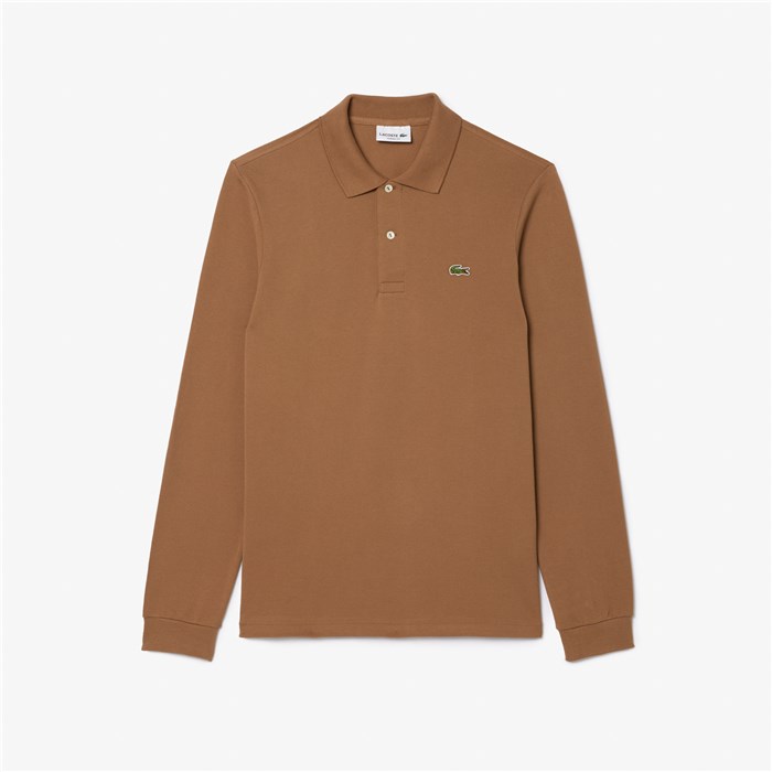 Lacoste L1312 00 Marrone Abbigliamento Uomo Polo