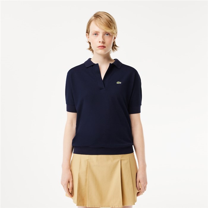 Lacoste PF0504 00 Blu Abbigliamento Donna Polo