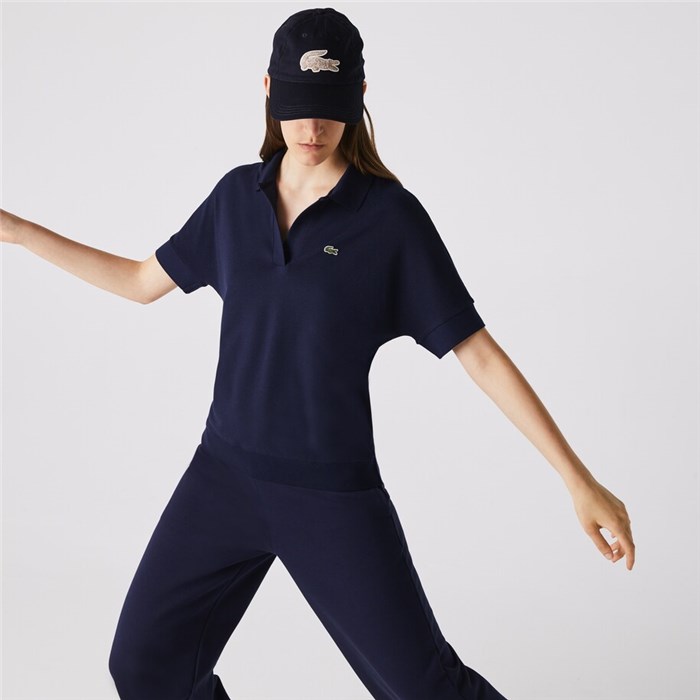 Lacoste PF0504 00 Blu Abbigliamento Donna Polo