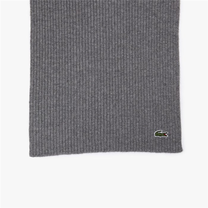 Lacoste RE0058 00 Grigio Accessori Unisex Sciarpe