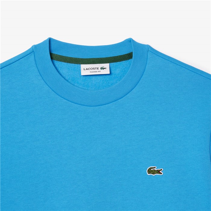 Lacoste SH9608 00 Azzurro Abbigliamento Unisex Felpa